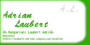 adrian laubert business card